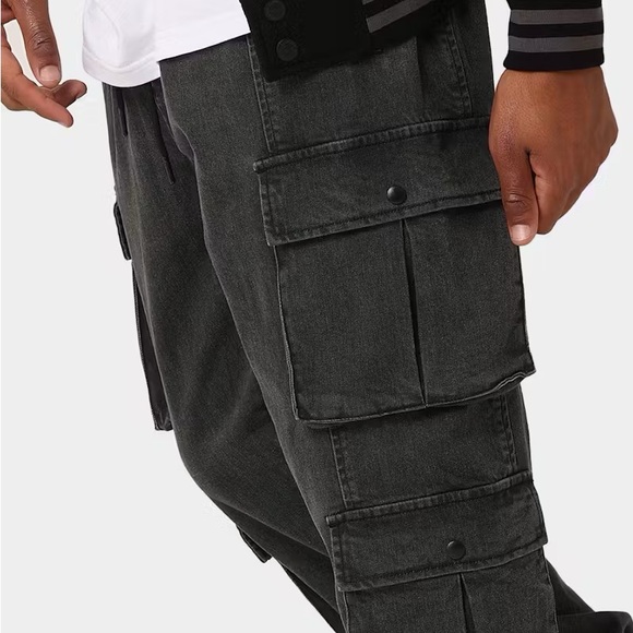 Carre Double Denim Cargo Pants - Picture 5 of 8